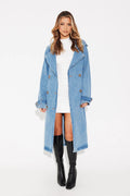 Denim Trench Coat
