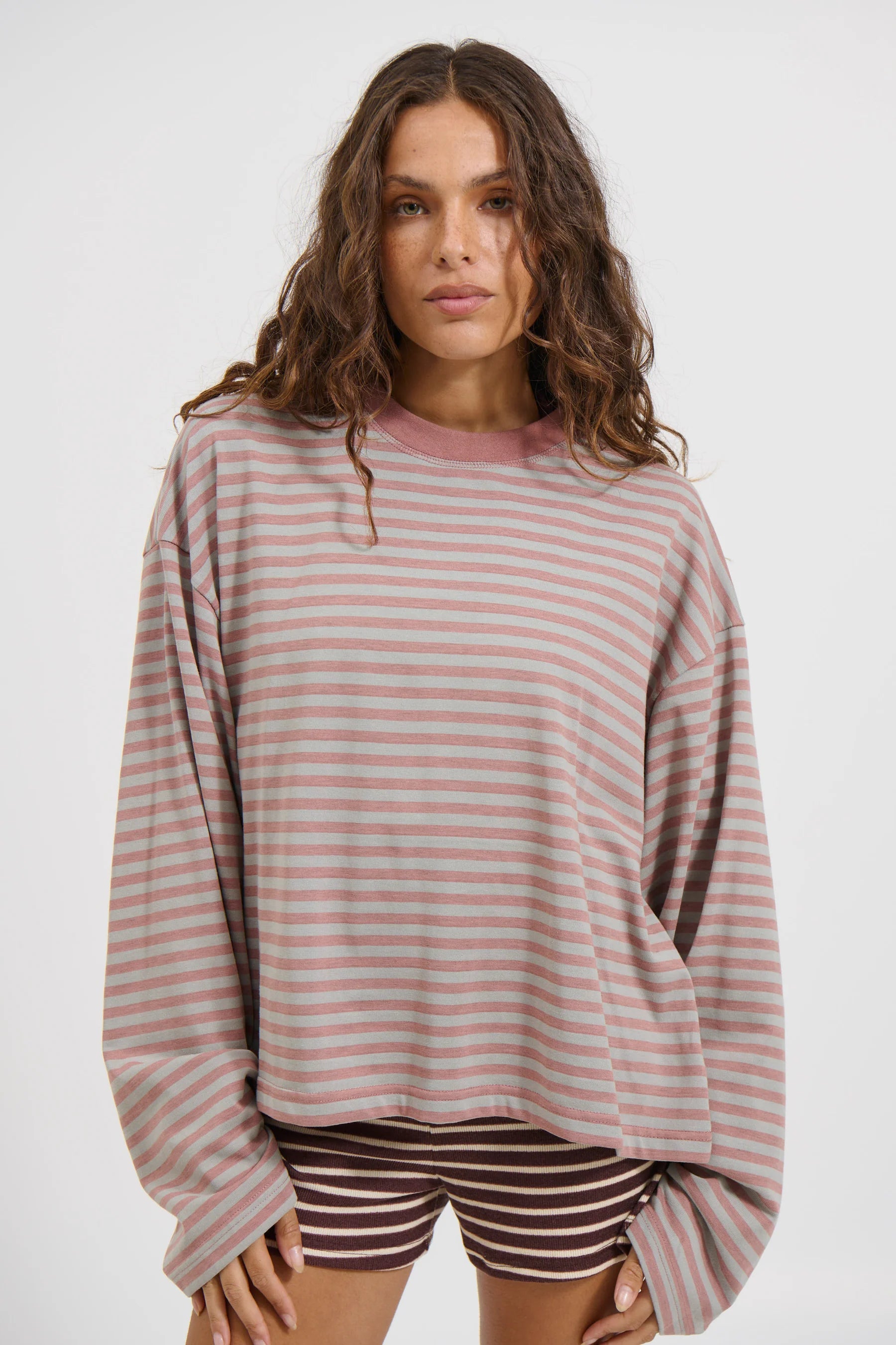 Striped Long Sleeve Top