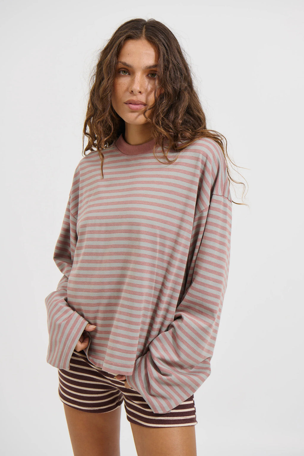Striped Long Sleeve Top