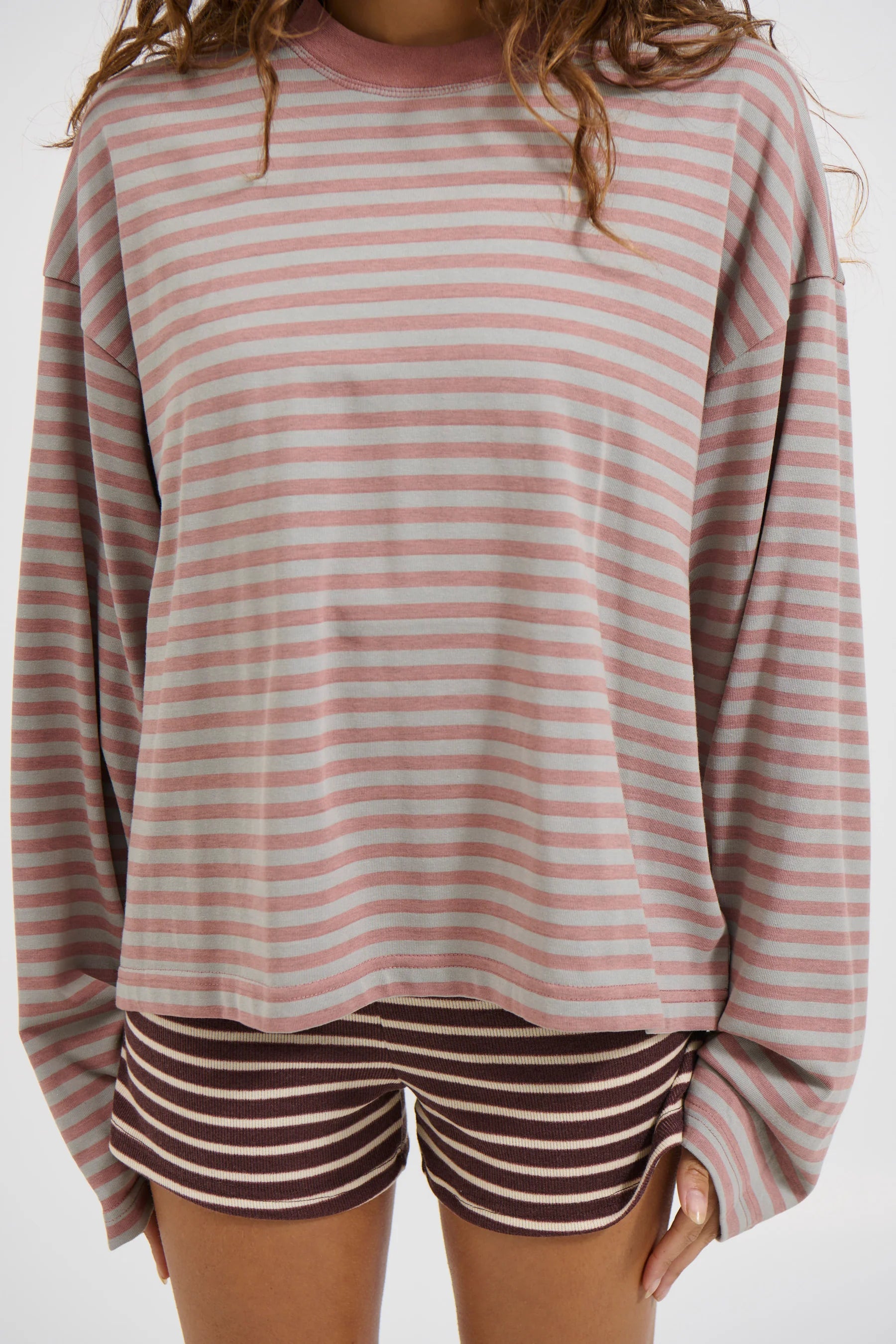 Striped Long Sleeve Top