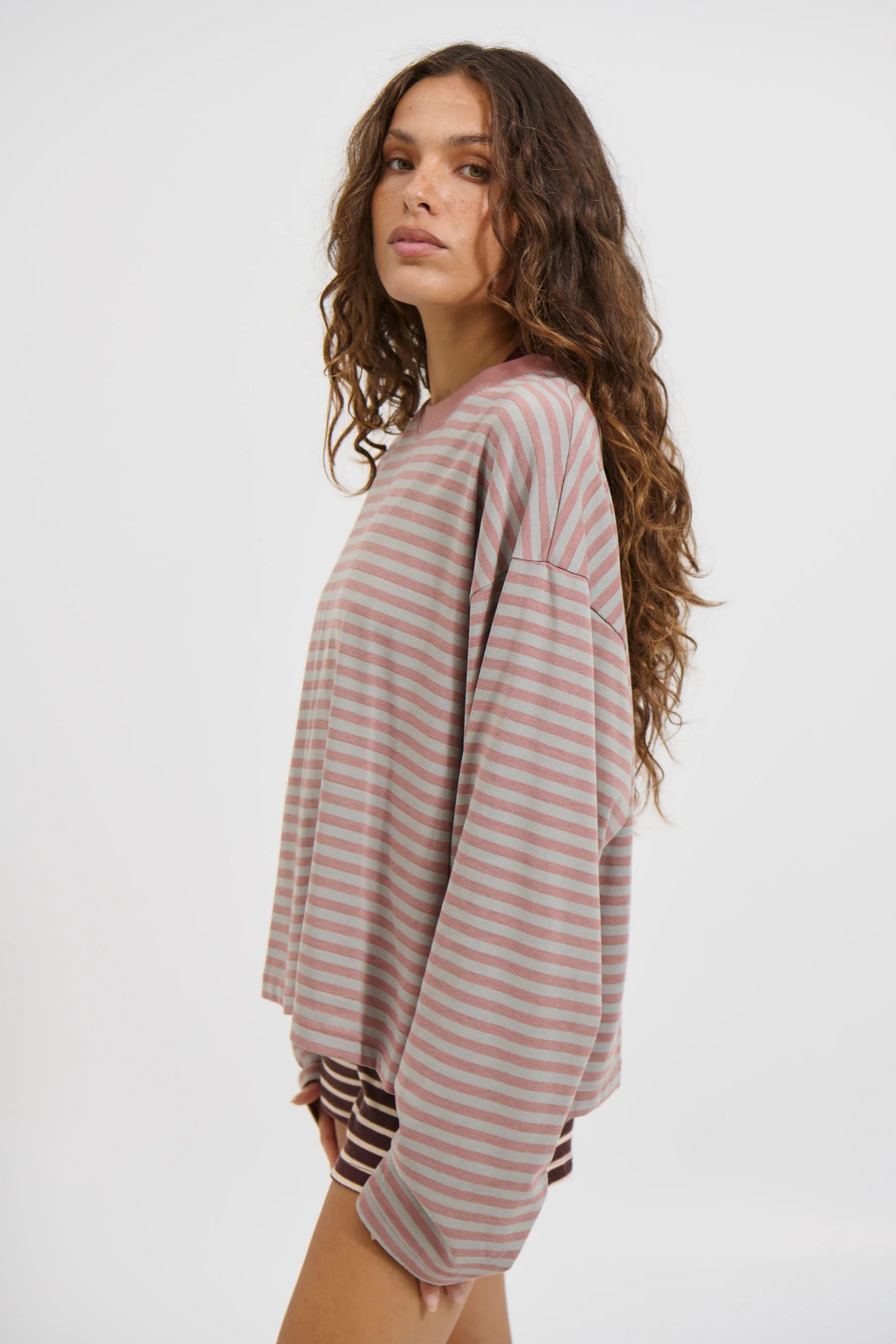 Striped Long Sleeve Top
