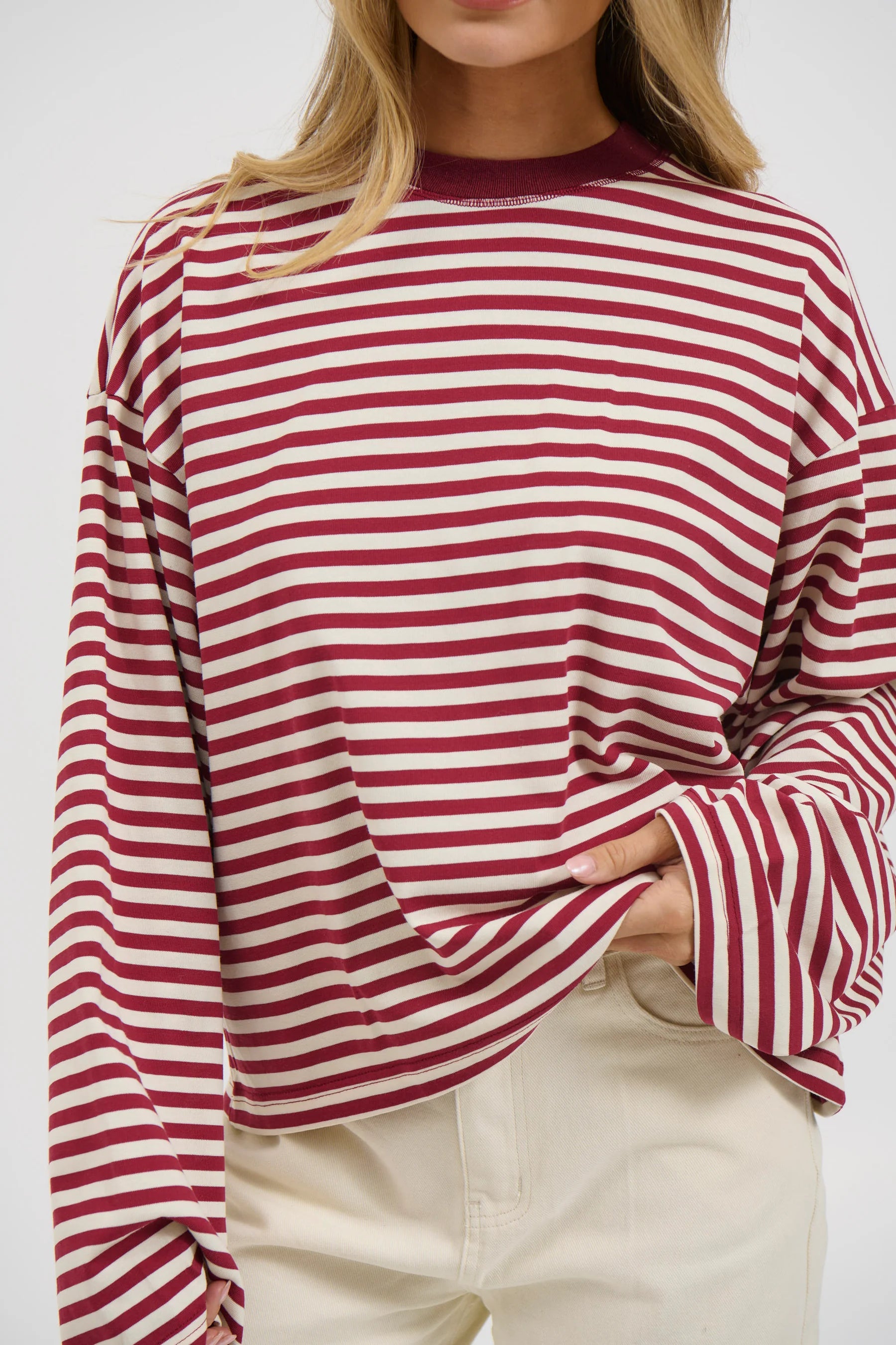 Striped Long Sleeve Top