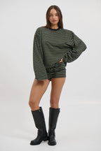 Striped Long Sleeve Top