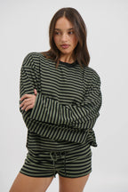 Striped Long Sleeve Top