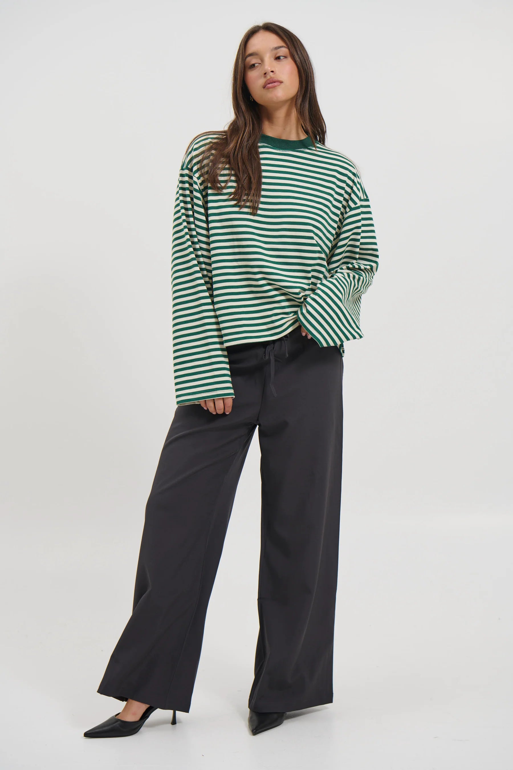 Striped Long Sleeve Top