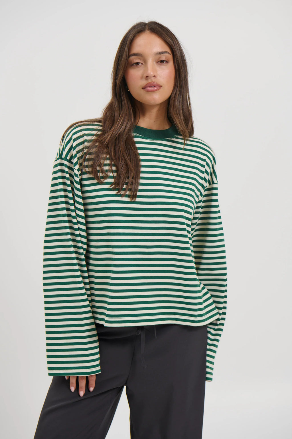 Striped Long Sleeve Top
