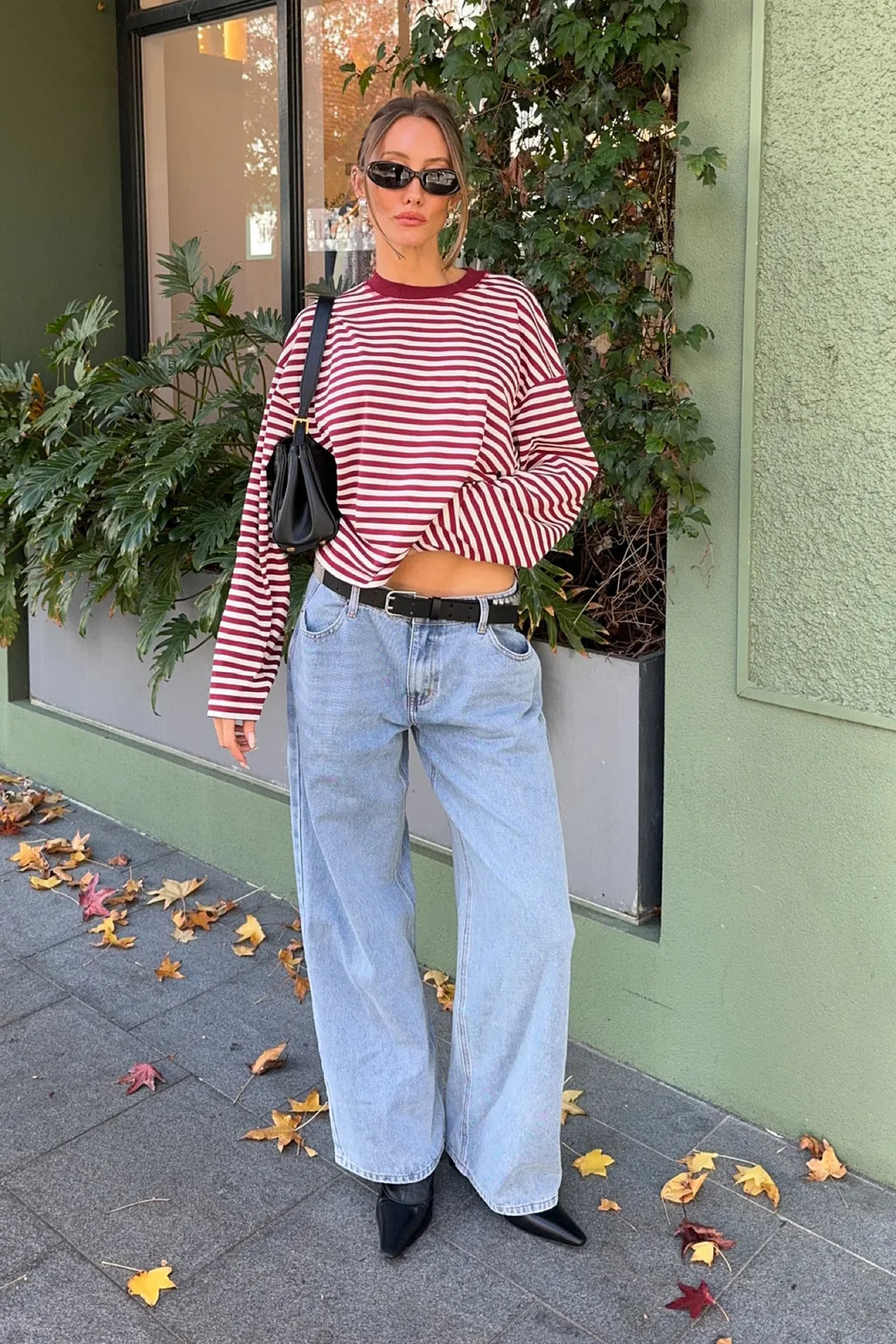Striped Long Sleeve Top