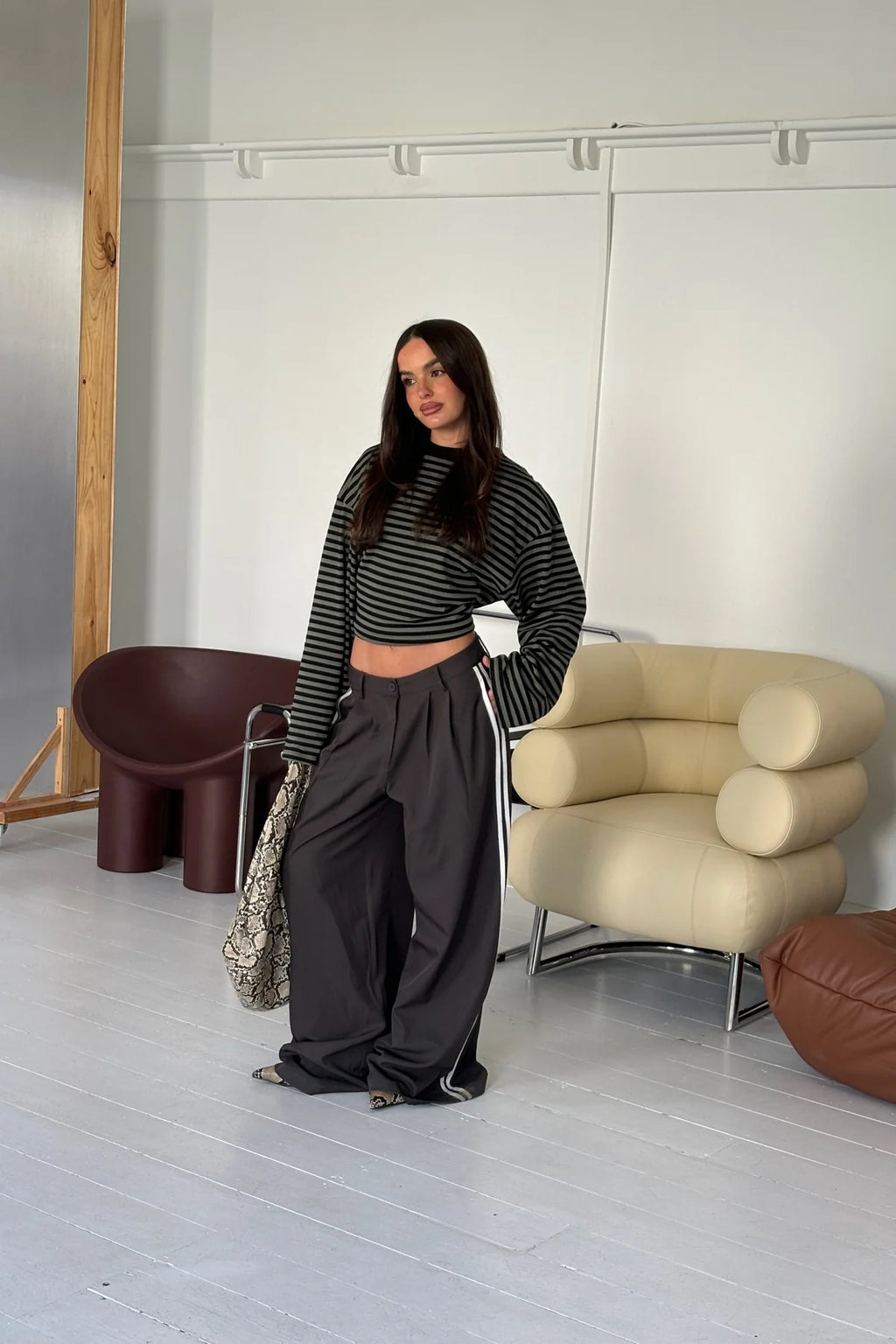 Striped Long Sleeve Top