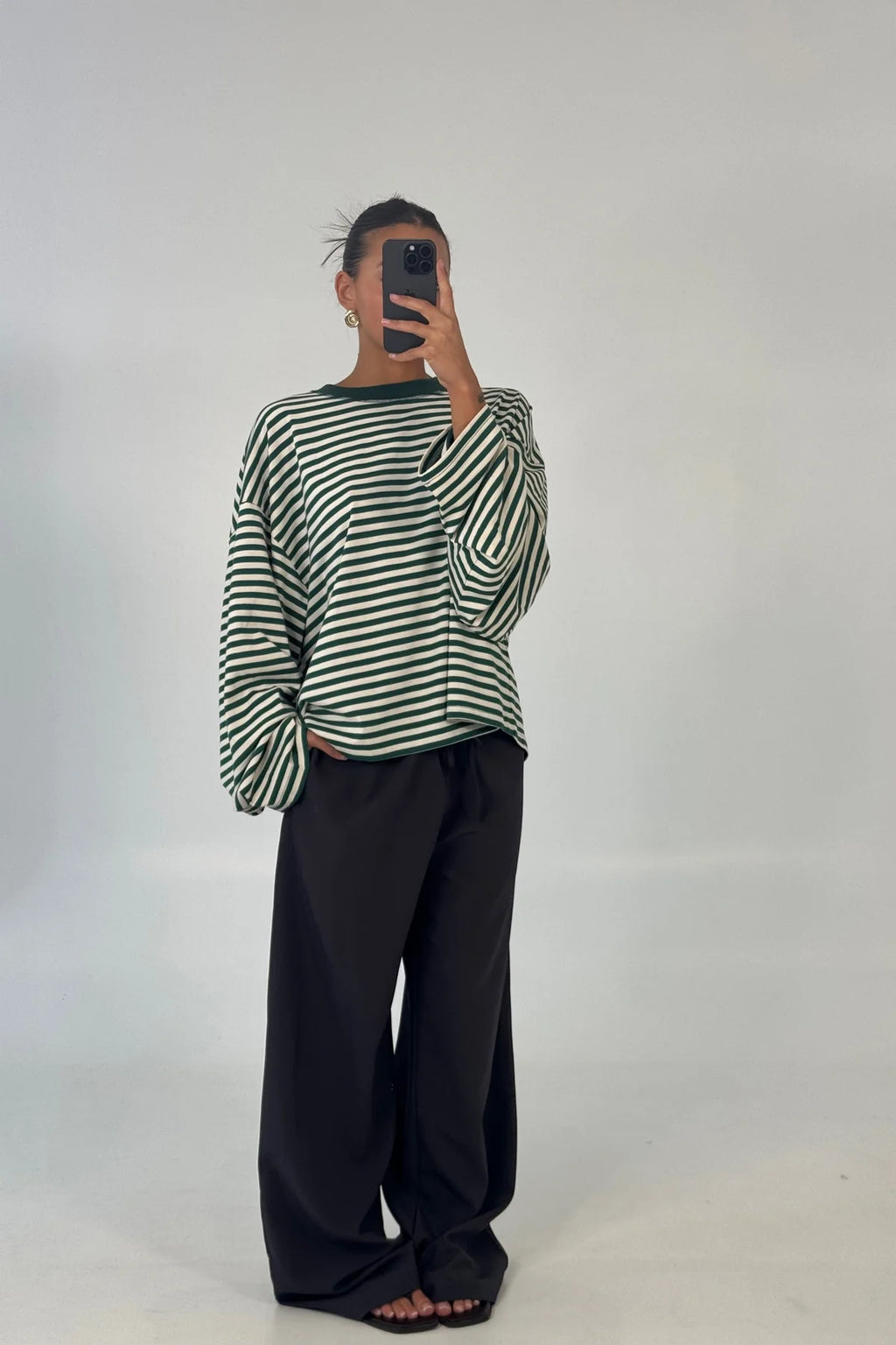 Striped Long Sleeve Top