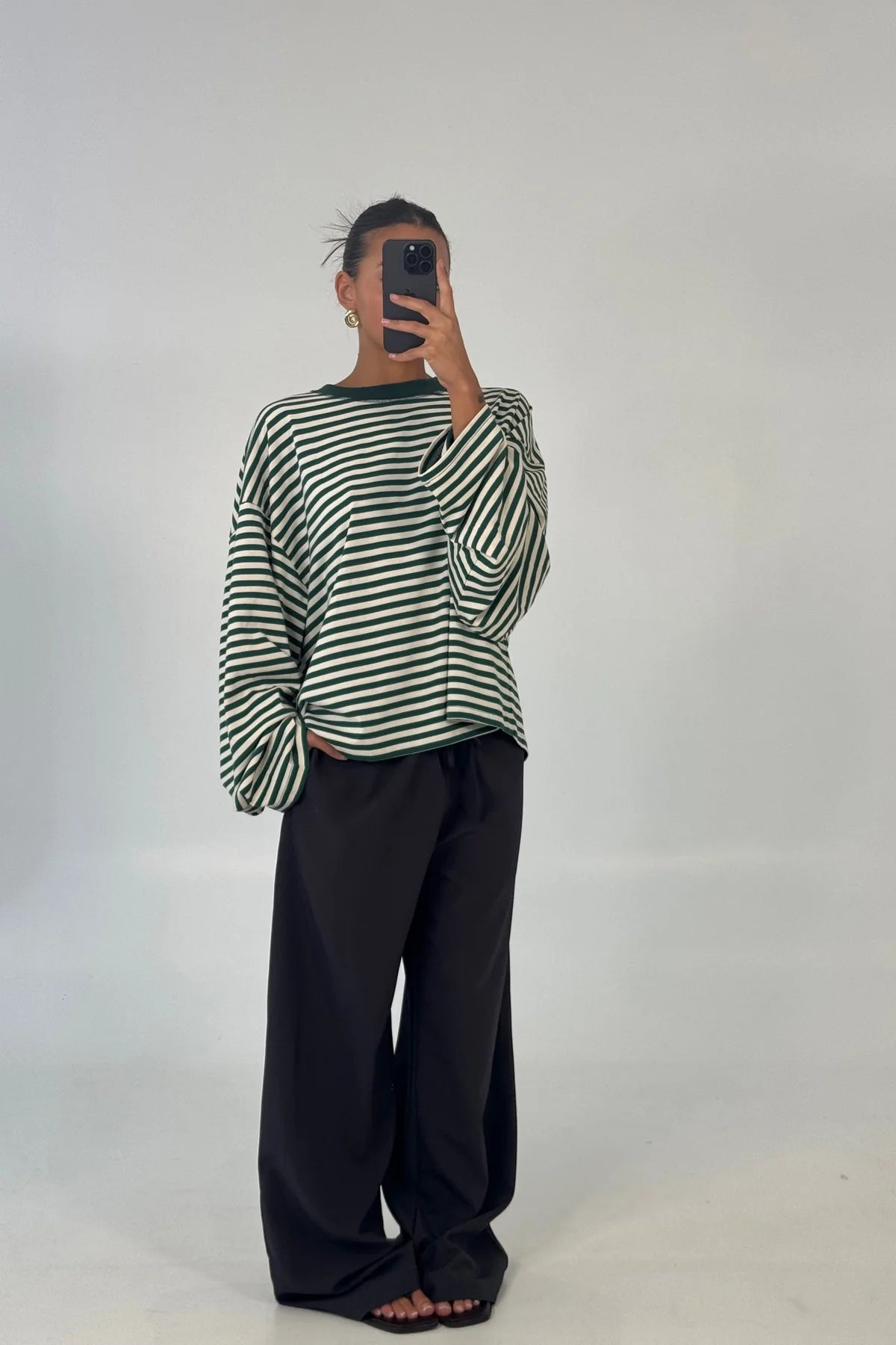 Striped Long Sleeve Top
