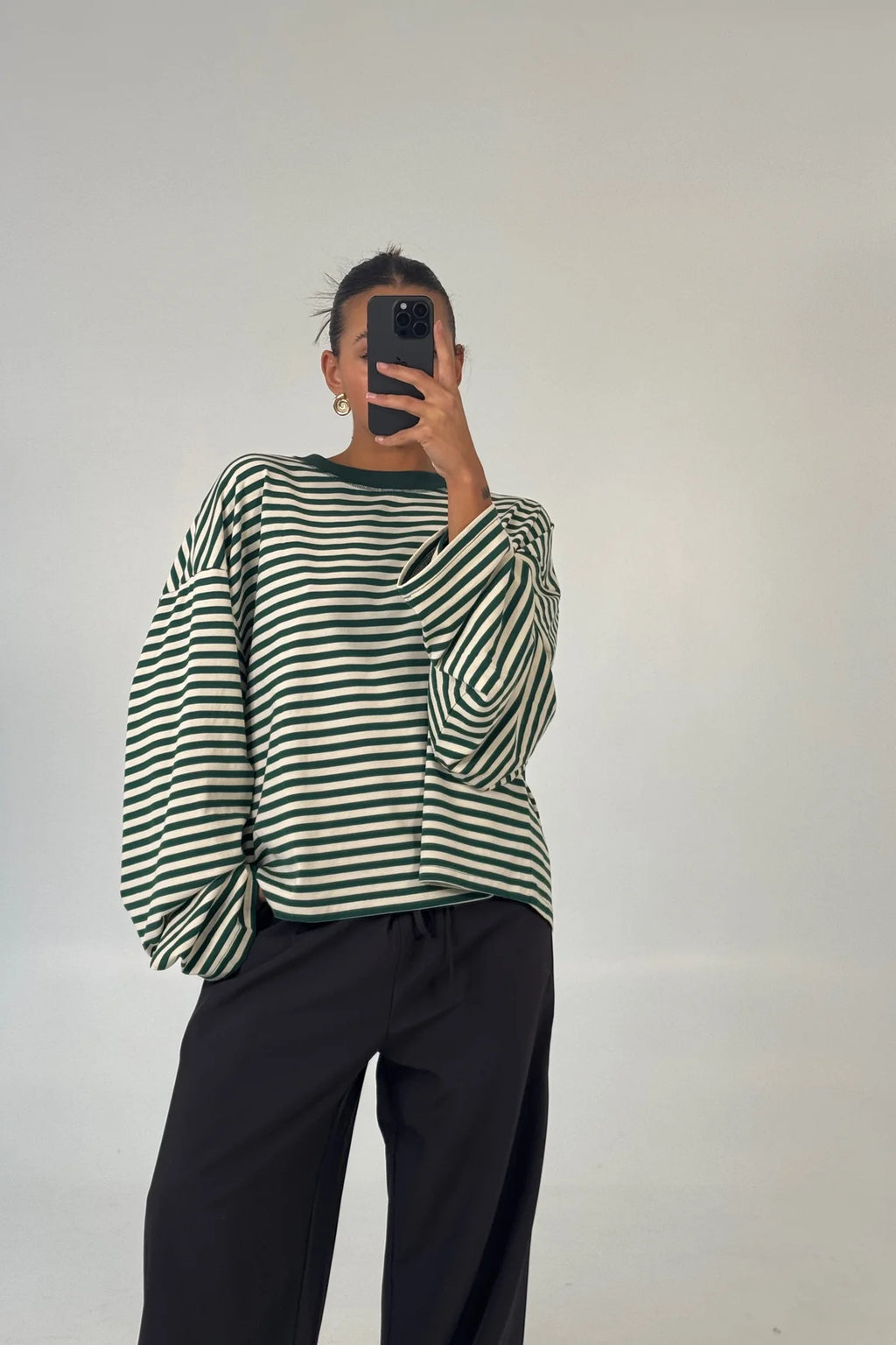 Striped Long Sleeve Top