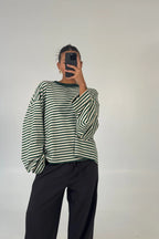 Striped Long Sleeve Top