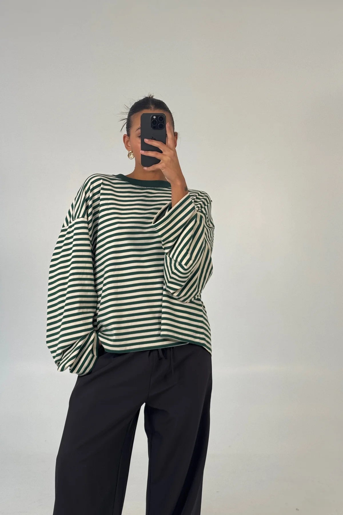 Striped Long Sleeve Top