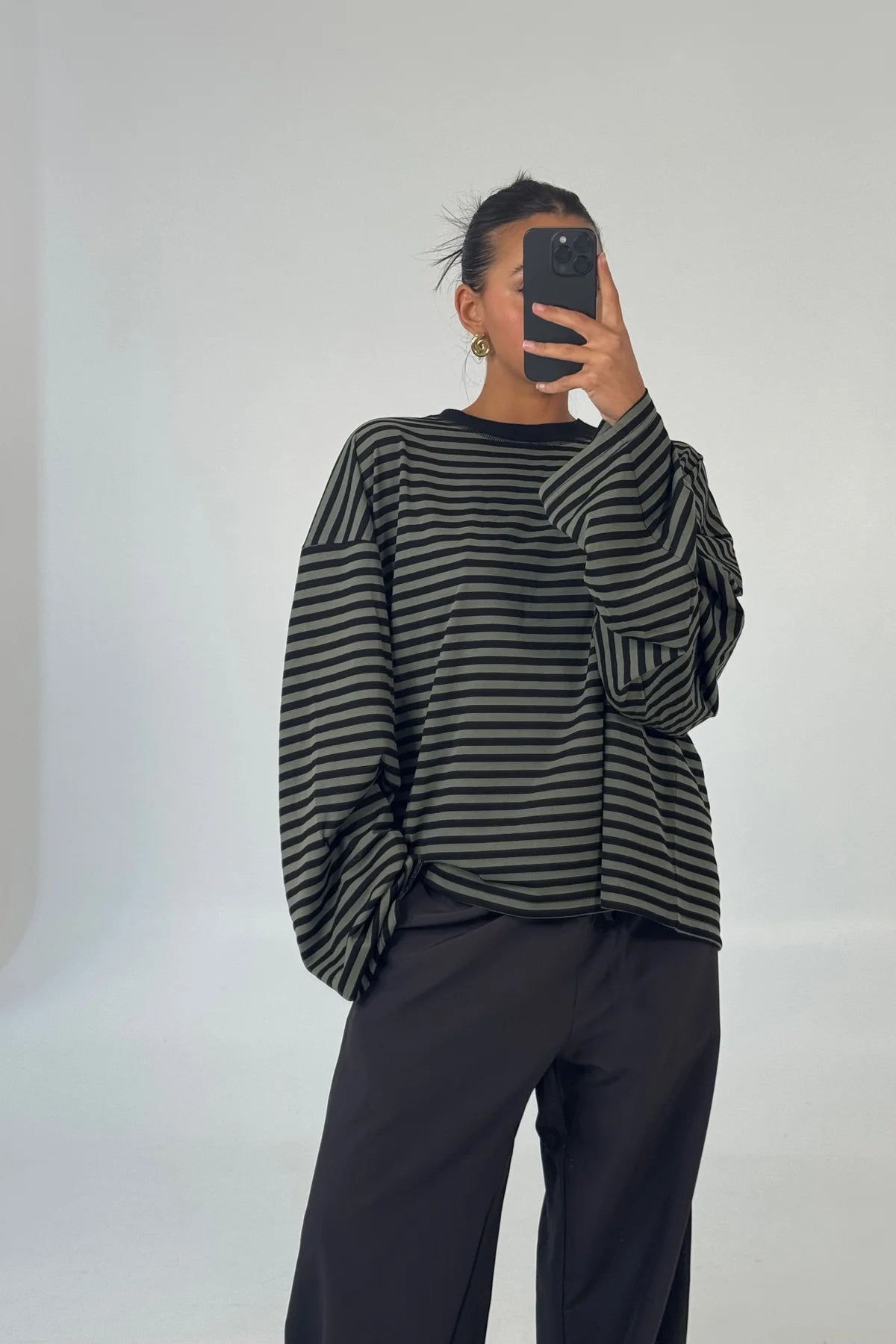 Striped Long Sleeve Top