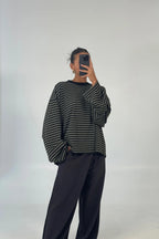 Striped Long Sleeve Top