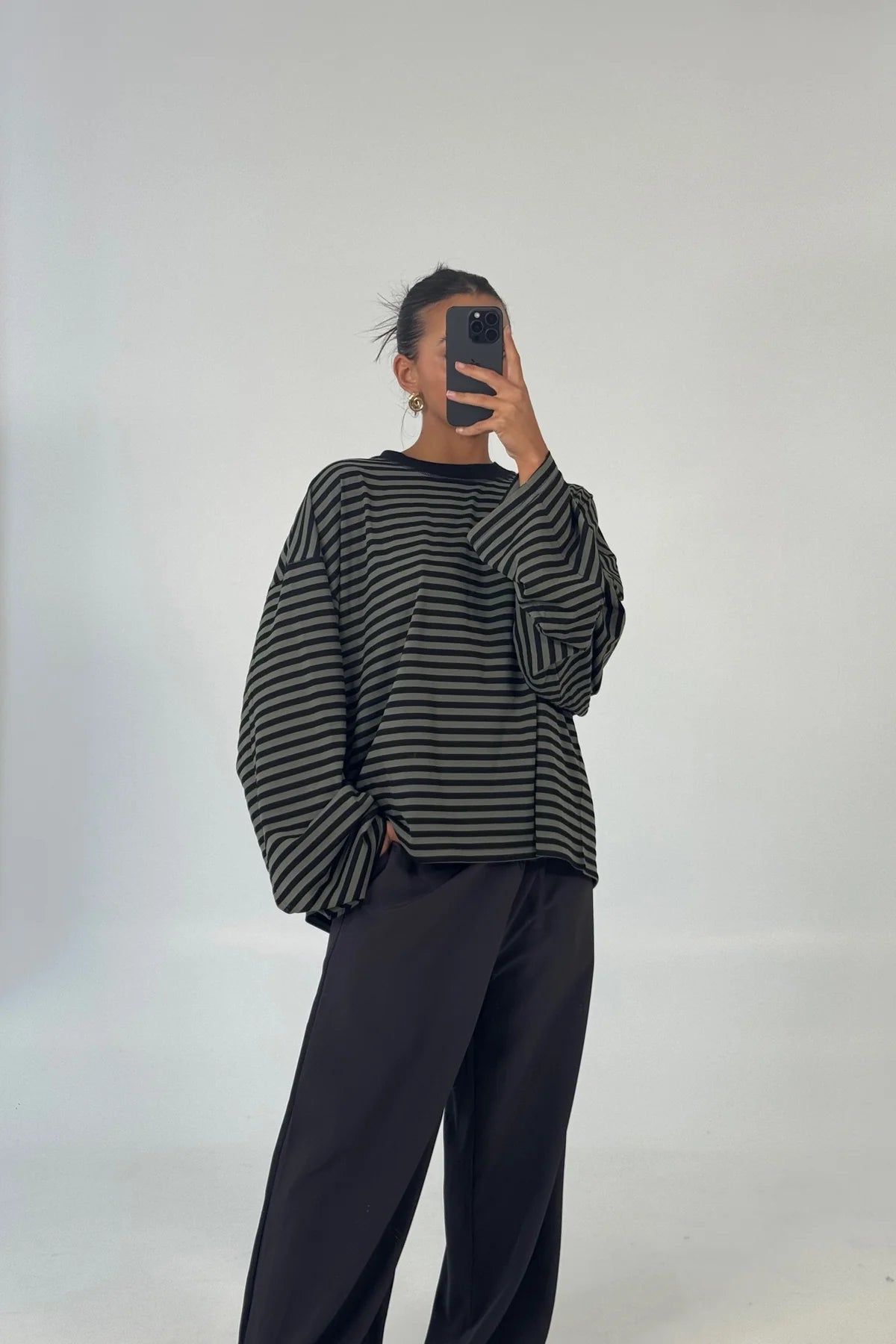 Striped Long Sleeve Top