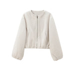 Cropped Bomber Jacket